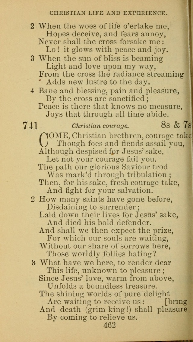 A Collection of Spiritual Hymns: adapted to the Various Kinds of Christian Worship, and especially designed for the use of the Brethren in Christ. 2nd ed. page 466