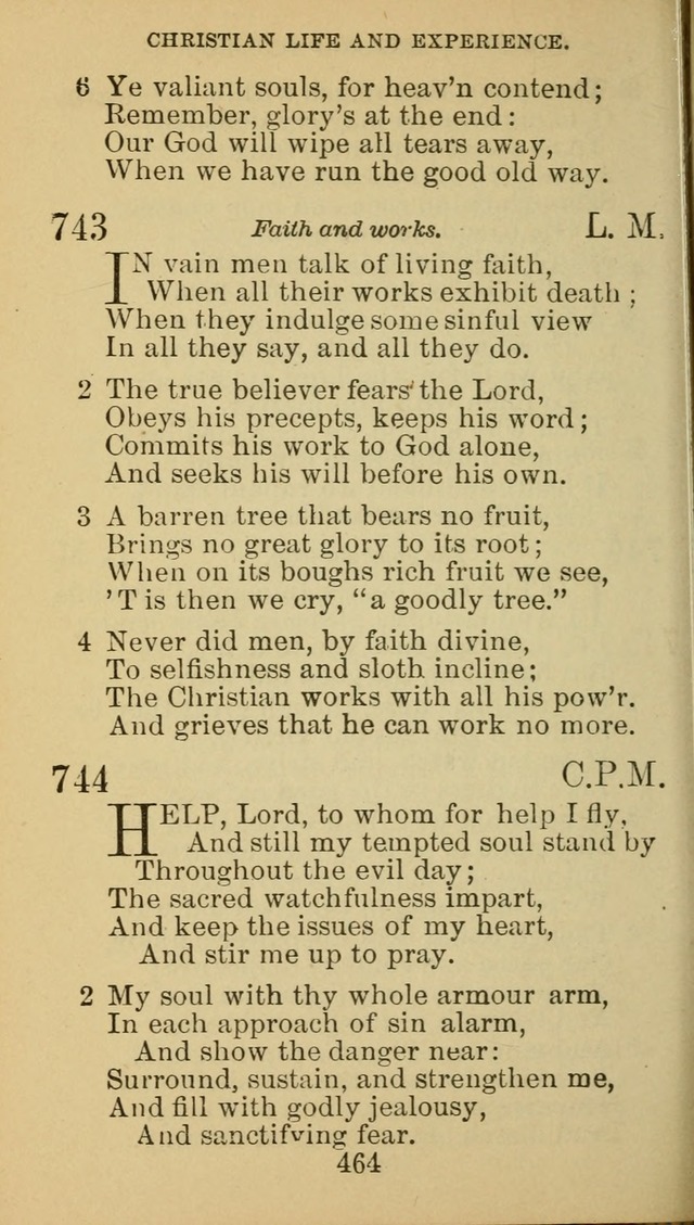 A Collection of Spiritual Hymns: adapted to the Various Kinds of Christian Worship, and especially designed for the use of the Brethren in Christ. 2nd ed. page 468