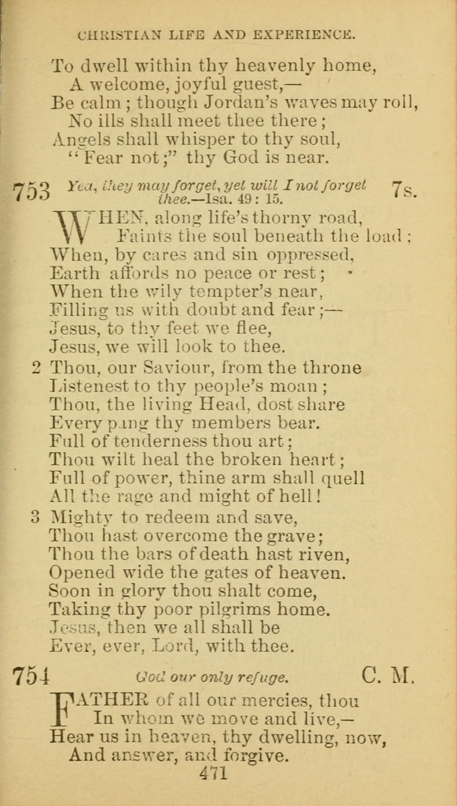 A Collection of Spiritual Hymns: adapted to the Various Kinds of Christian Worship, and especially designed for the use of the Brethren in Christ. 2nd ed. page 475