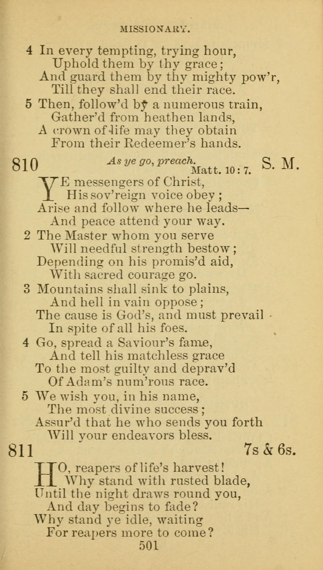 A Collection of Spiritual Hymns: adapted to the Various Kinds of Christian Worship, and especially designed for the use of the Brethren in Christ. 2nd ed. page 507