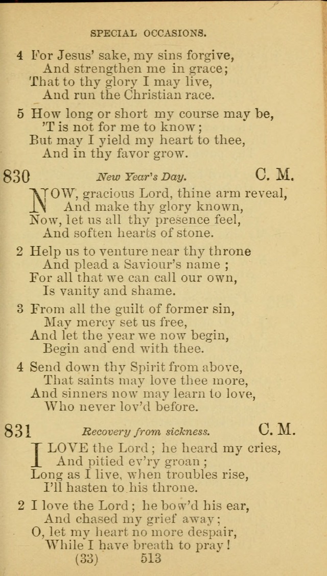 A Collection of Spiritual Hymns: adapted to the Various Kinds of Christian Worship, and especially designed for the use of the Brethren in Christ. 2nd ed. page 519