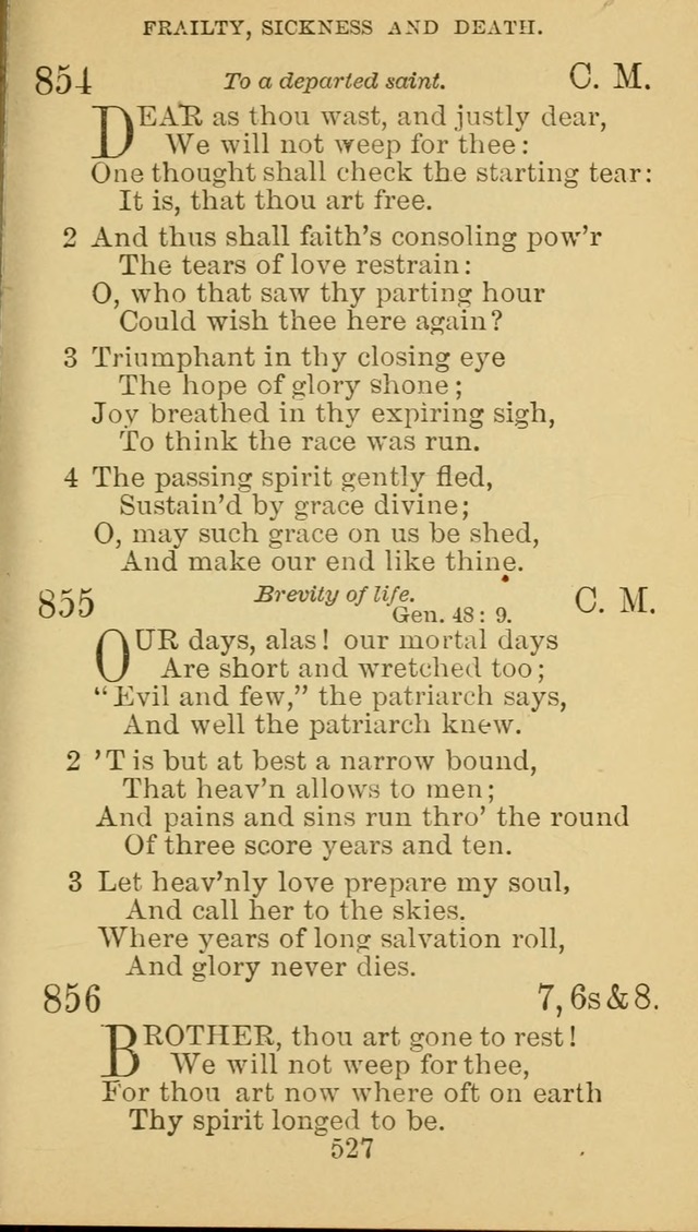 A Collection of Spiritual Hymns: adapted to the Various Kinds of Christian Worship, and especially designed for the use of the Brethren in Christ. 2nd ed. page 533