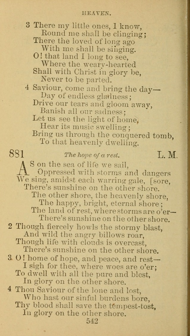 A Collection of Spiritual Hymns: adapted to the Various Kinds of Christian Worship, and especially designed for the use of the Brethren in Christ. 2nd ed. page 548