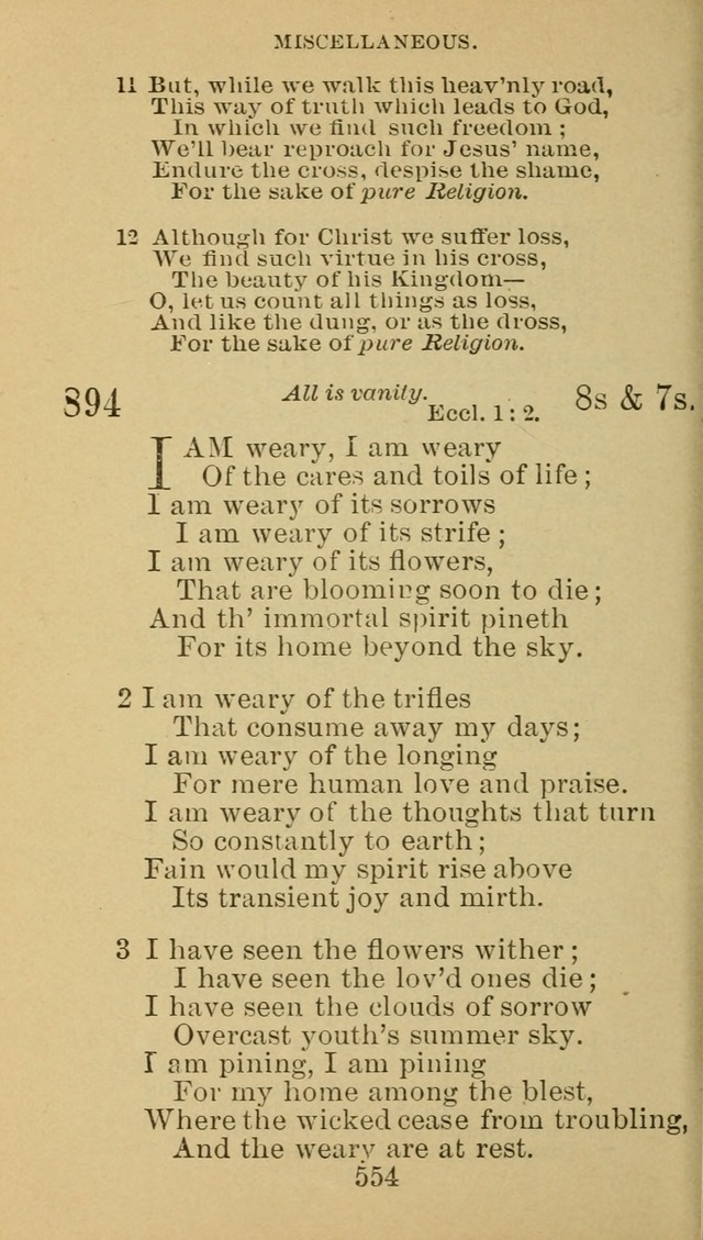 A Collection of Spiritual Hymns: adapted to the Various Kinds of Christian Worship, and especially designed for the use of the Brethren in Christ. 2nd ed. page 560