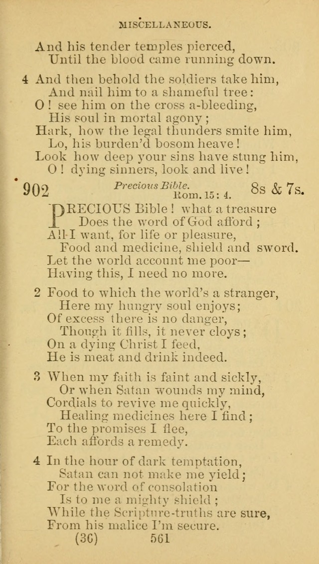 A Collection of Spiritual Hymns: adapted to the Various Kinds of Christian Worship, and especially designed for the use of the Brethren in Christ. 2nd ed. page 567