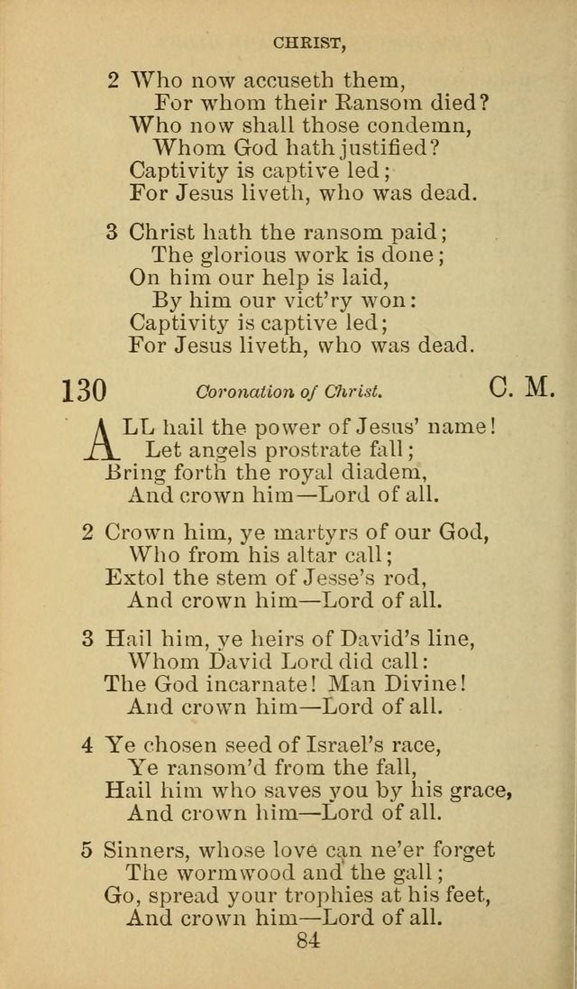 A Collection of Spiritual Hymns: adapted to the Various Kinds of Christian Worship, and especially designed for the use of the Brethren in Christ. 2nd ed. page 86