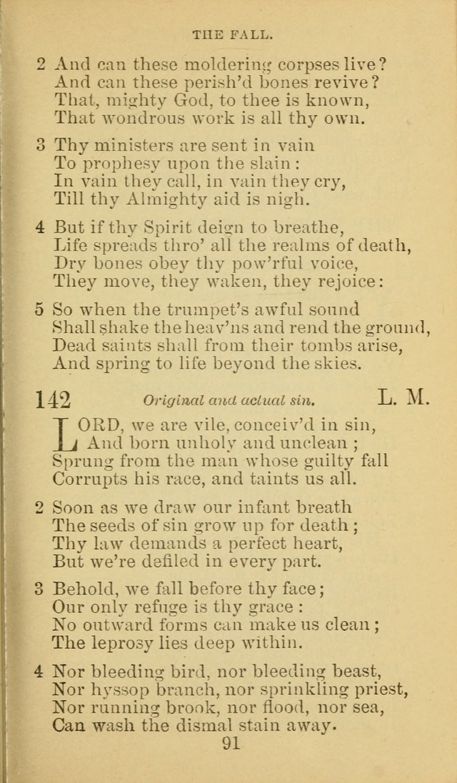 A Collection of Spiritual Hymns: adapted to the Various Kinds of Christian Worship, and especially designed for the use of the Brethren in Christ. 2nd ed. page 93