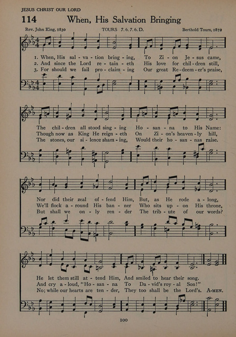 The Church School Hymnal for Youth page 100