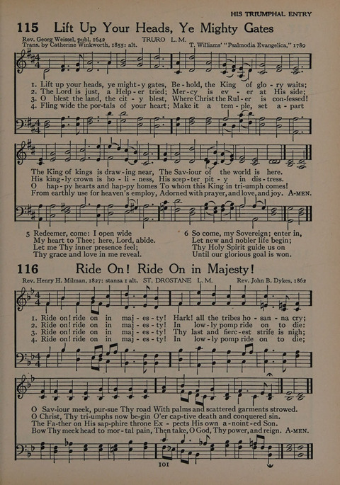 The Church School Hymnal for Youth page 101