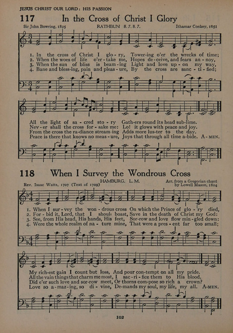 The Church School Hymnal for Youth page 102