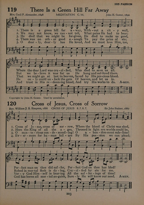 The Church School Hymnal for Youth page 103