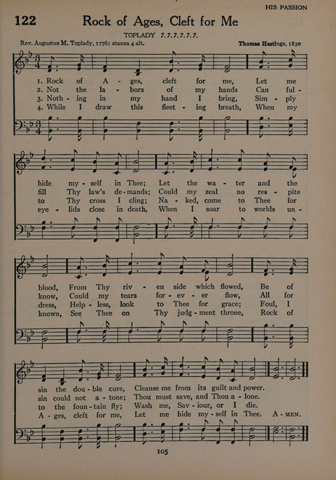 The Church School Hymnal for Youth page 105