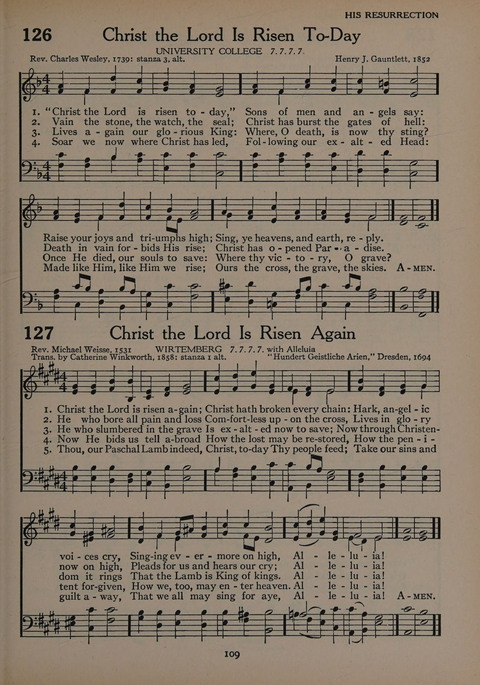 The Church School Hymnal for Youth page 109