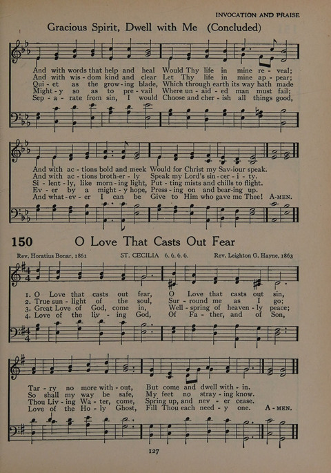 The Church School Hymnal for Youth page 127