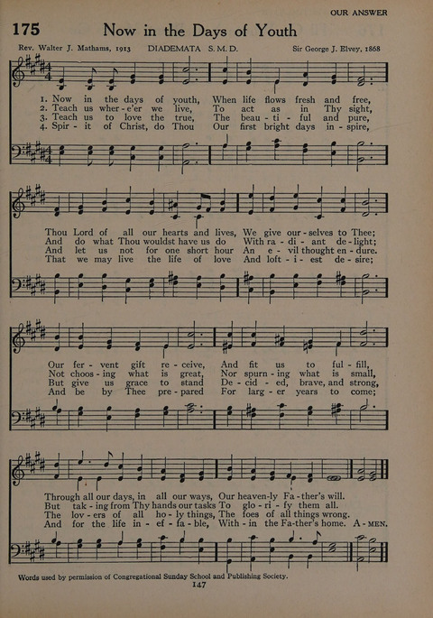 The Church School Hymnal for Youth page 147