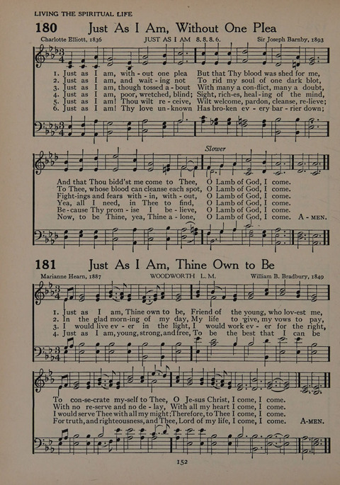 The Church School Hymnal for Youth page 152