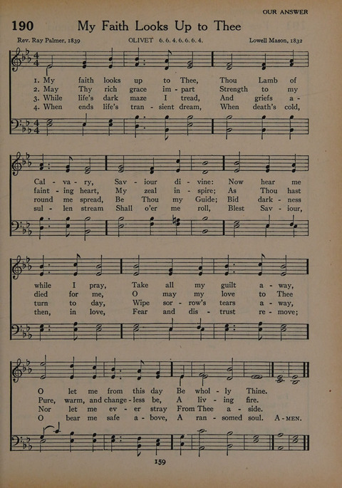 The Church School Hymnal for Youth page 159