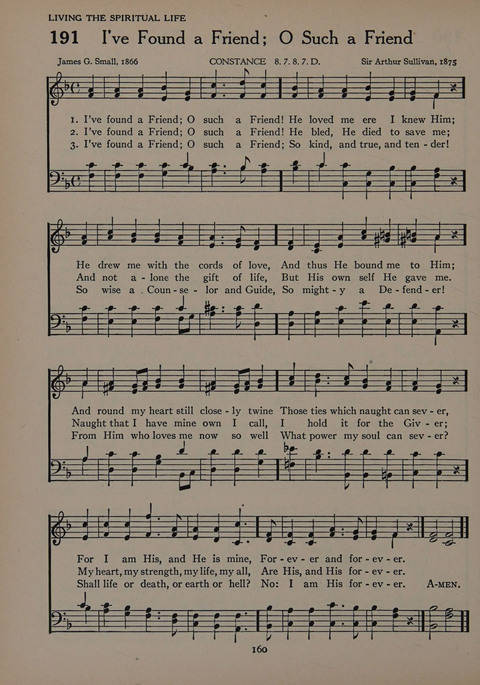 The Church School Hymnal for Youth page 160