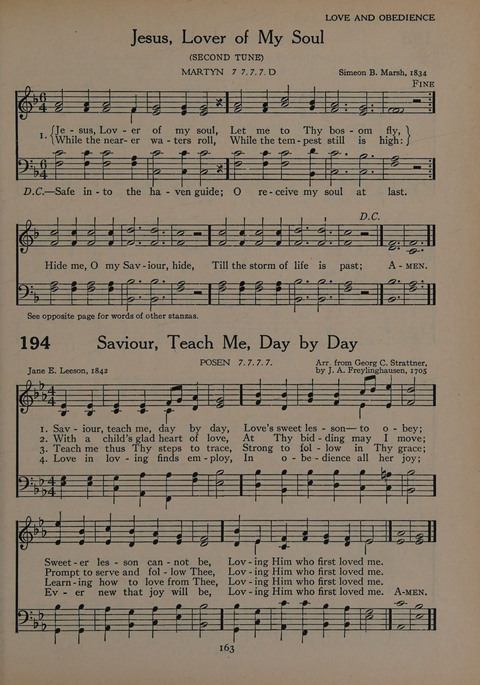 The Church School Hymnal for Youth page 163