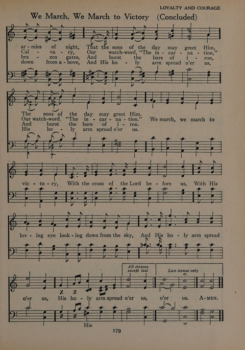 The Church School Hymnal for Youth page 179