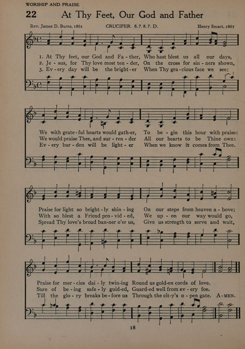 The Church School Hymnal for Youth page 18