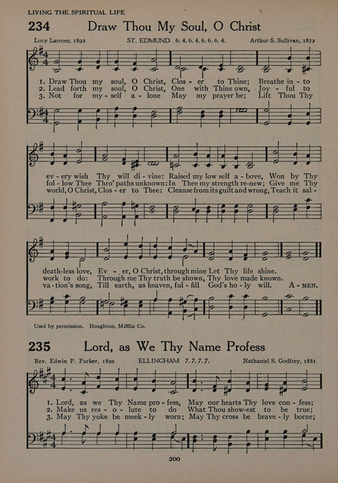 The Church School Hymnal for Youth page 200