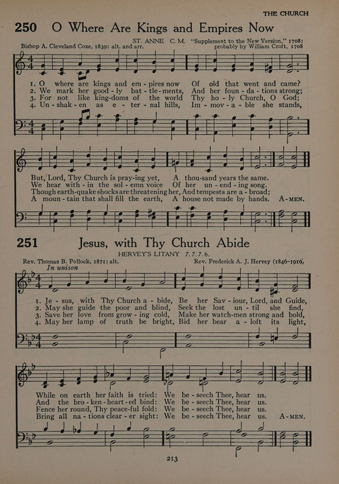 The Church School Hymnal for Youth page 213