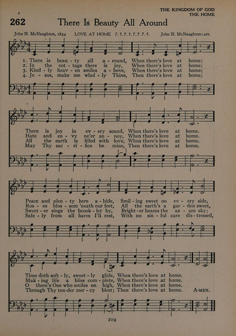 The Church School Hymnal for Youth page 219