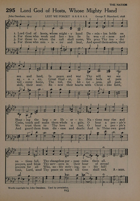 The Church School Hymnal for Youth page 243