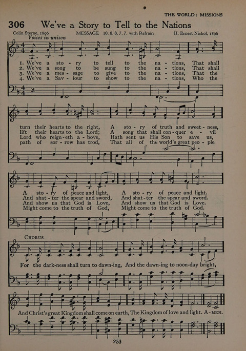 The Church School Hymnal for Youth page 253