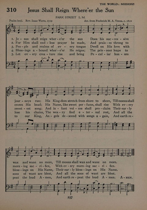 The Church School Hymnal for Youth page 257