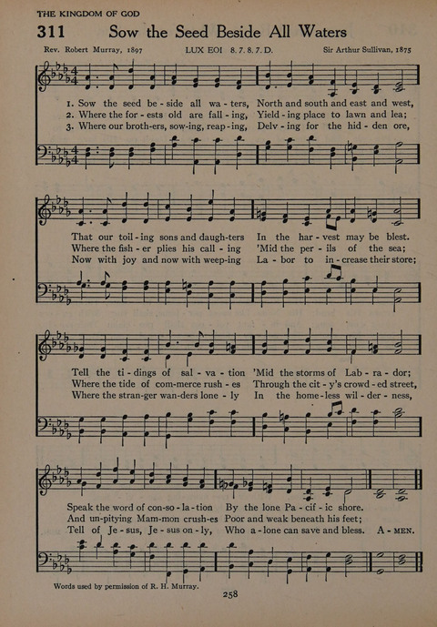 The Church School Hymnal for Youth page 258