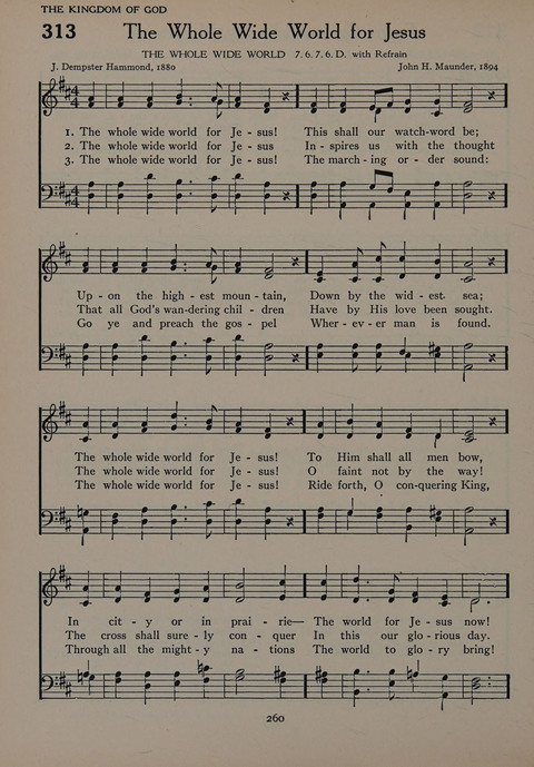 The Church School Hymnal for Youth page 260