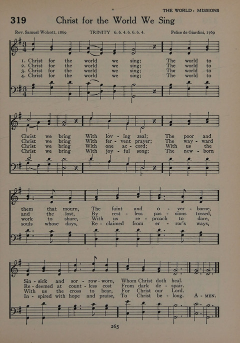 The Church School Hymnal for Youth page 265