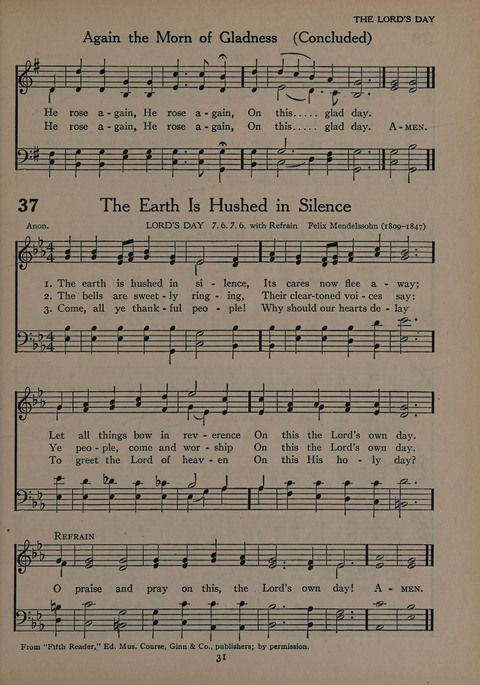 The Church School Hymnal for Youth page 31