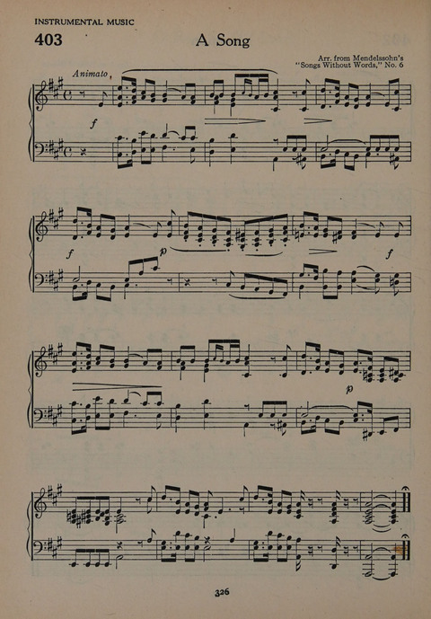 The Church School Hymnal for Youth page 326