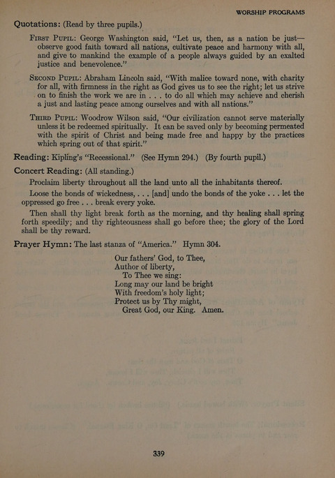 The Church School Hymnal for Youth page 339