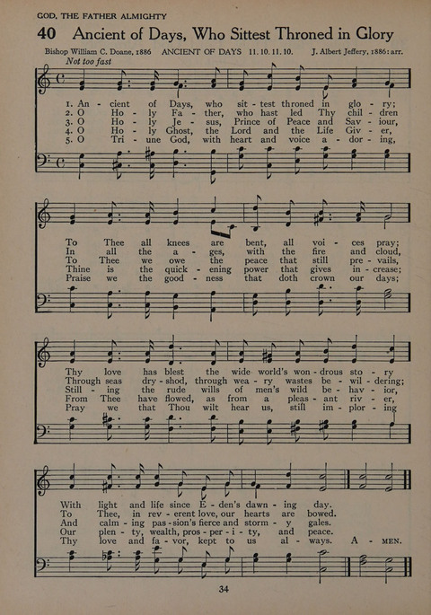 The Church School Hymnal for Youth page 34