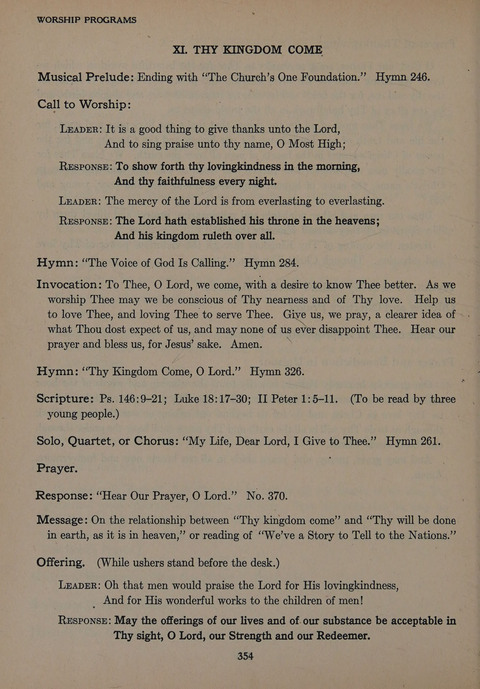 The Church School Hymnal for Youth page 354