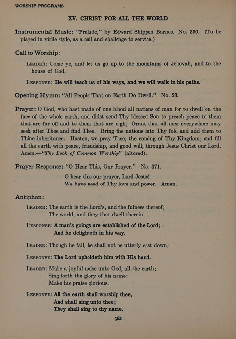 The Church School Hymnal for Youth page 362