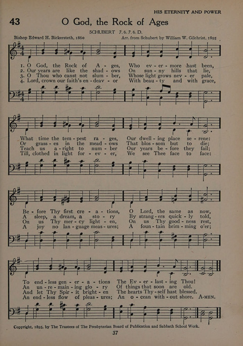 The Church School Hymnal for Youth page 37