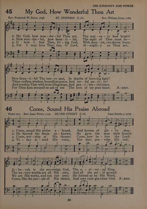 The Church School Hymnal for Youth page 39