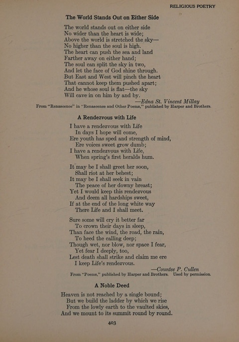 The Church School Hymnal for Youth page 403