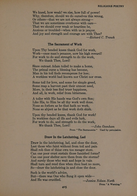 The Church School Hymnal for Youth page 405