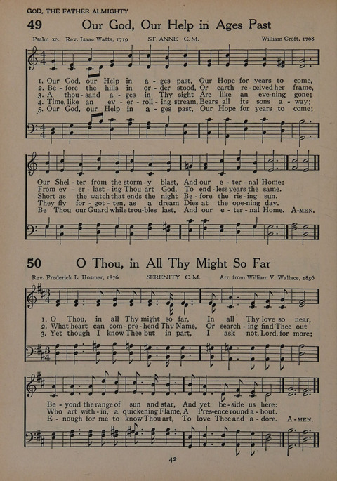 The Church School Hymnal for Youth page 42