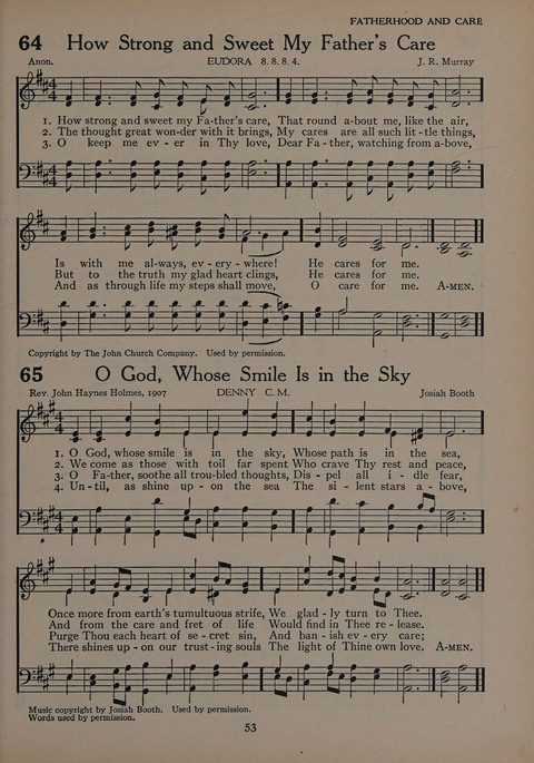 The Church School Hymnal for Youth page 53