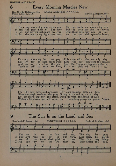 The Church School Hymnal for Youth page 6