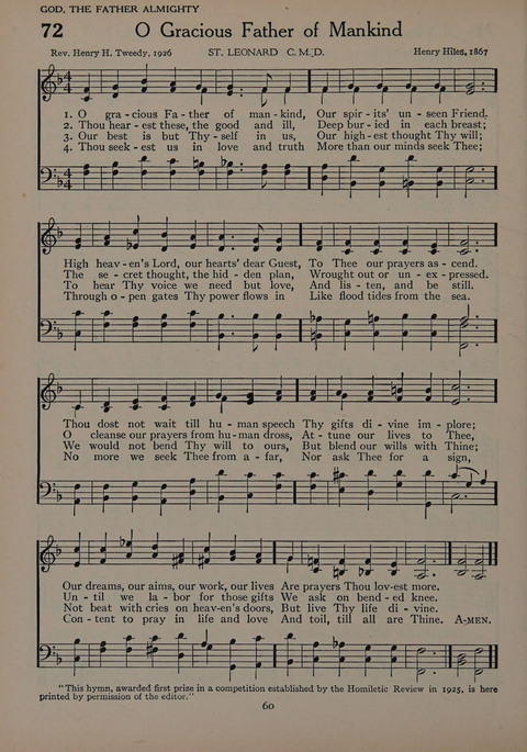 The Church School Hymnal for Youth page 60