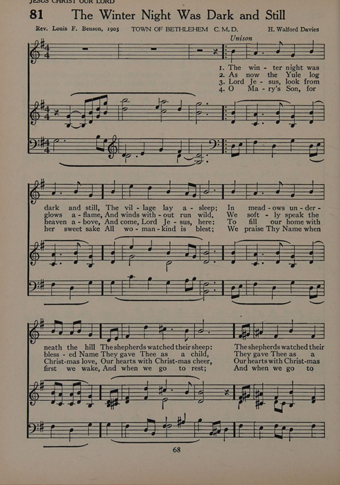 The Church School Hymnal for Youth page 68