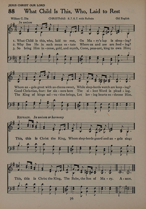 The Church School Hymnal for Youth page 76